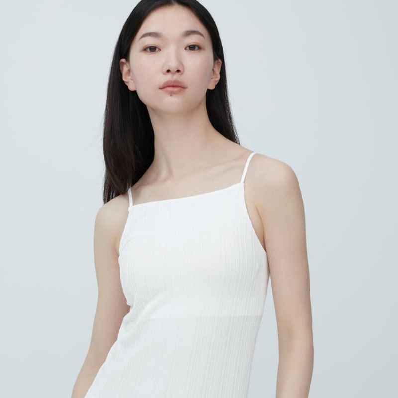 Uniqlo Mame Kurogouchi Airism Silk Camisole Women's Vest White | FLYIQA013