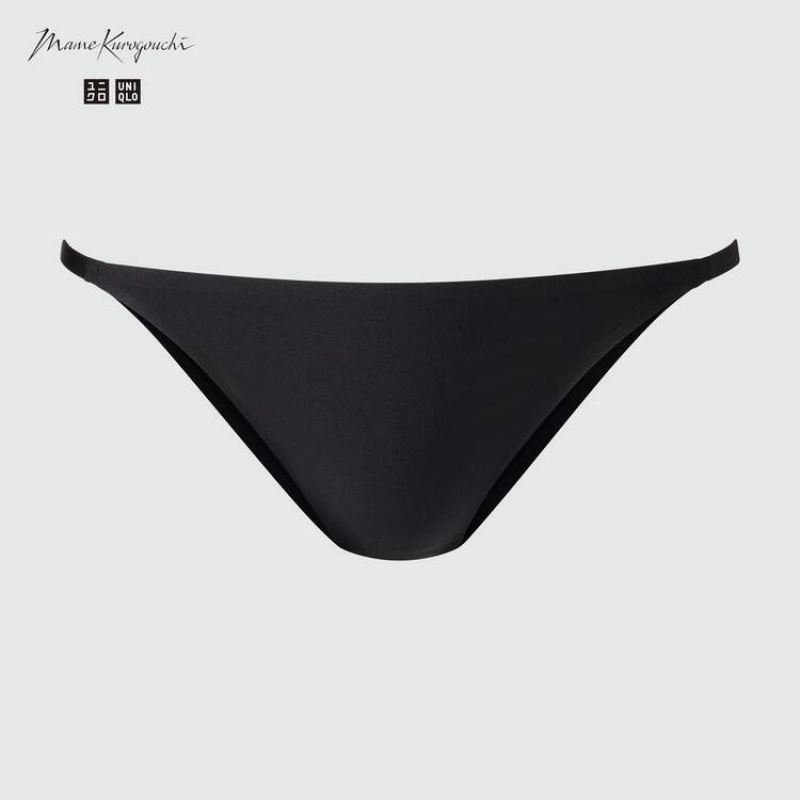 Uniqlo Mame Kurogouchi Airism Ultra Seamless Women\'s Underwear Black | SZUCGY826