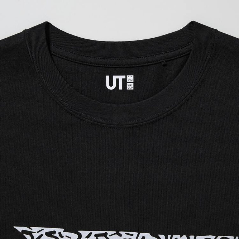 Uniqlo Mickey X Keith Haring Ut Graphic Men's T Shirts Black | ZEXIAW659