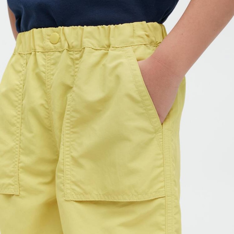 Uniqlo Nylon Easy Kids' Shorts Yellow | NBULHW678