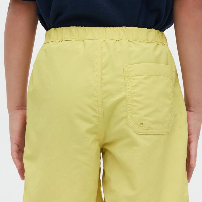 Uniqlo Nylon Easy Kids' Shorts Yellow | NBULHW678