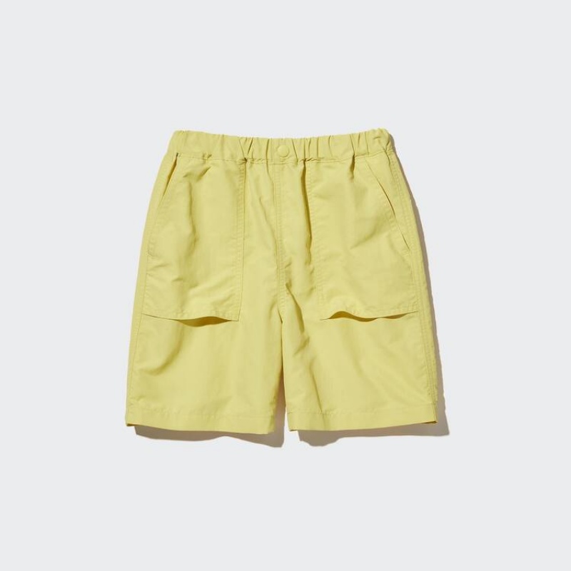 Uniqlo Nylon Easy Kids' Shorts Yellow | NBULHW678