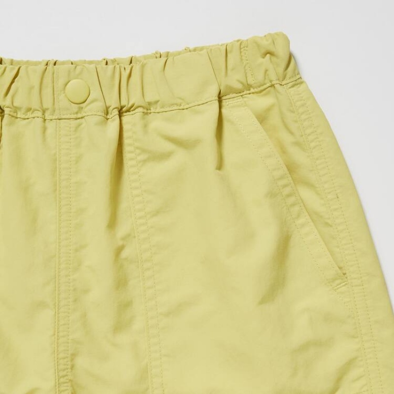 Uniqlo Nylon Easy Kids' Shorts Yellow | NBULHW678