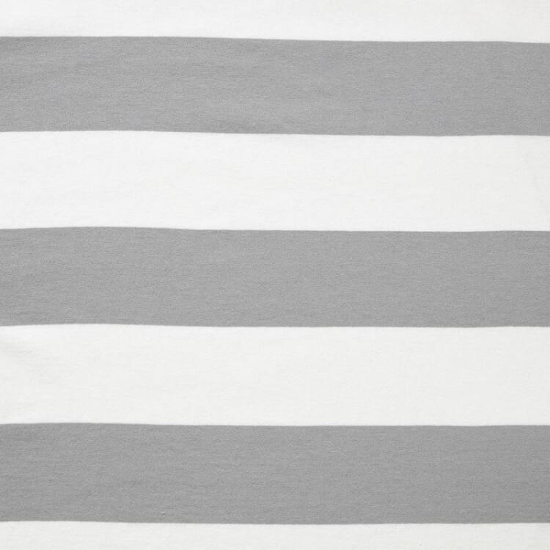 Uniqlo Oversized Striped Half Sleeved Men's T Shirts Grey | MXWTJE843