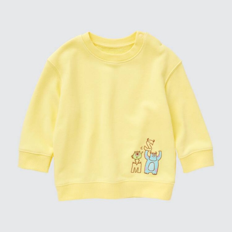 Uniqlo Pixar Collection Ut Graphic Baby Tops Yellow | FWBCSI125