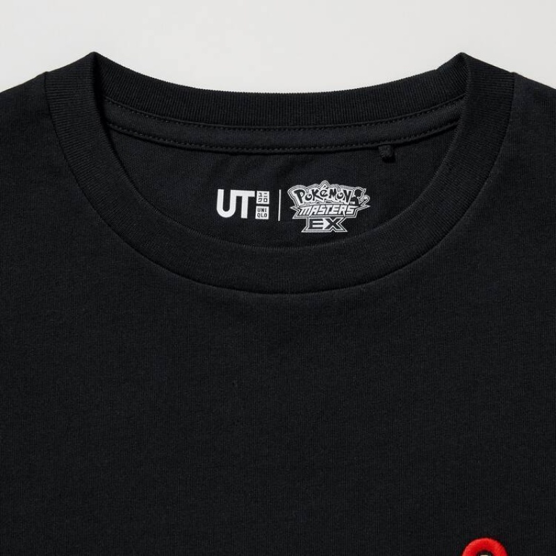 Uniqlo Pokemon Ut Graphic Kids' T Shirts Black | TVAXRK967