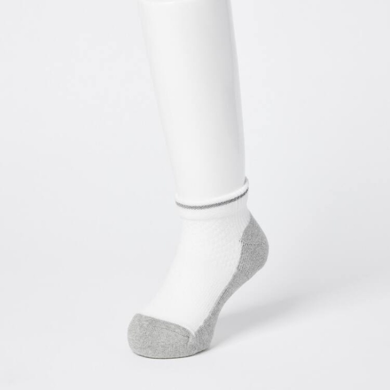 Uniqlo Reflect Short (Three Pairs) Kids' Socks Grey / White / Black | CEHSTO658