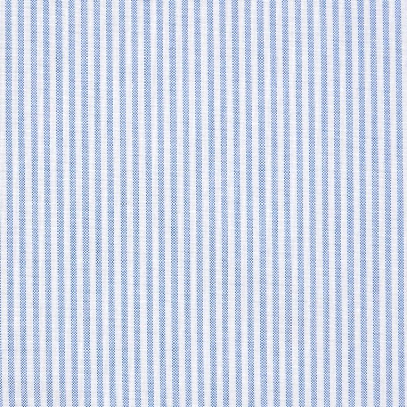 Uniqlo Regular Fit Striped Oxford (Button-down Collar) Men's Shirts Blue | BOWASY185