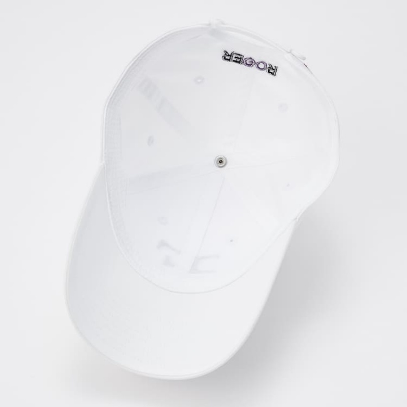 Uniqlo Roger Federer Rf Us 2021 (2021 Season) Men's Caps White | UFINVB849