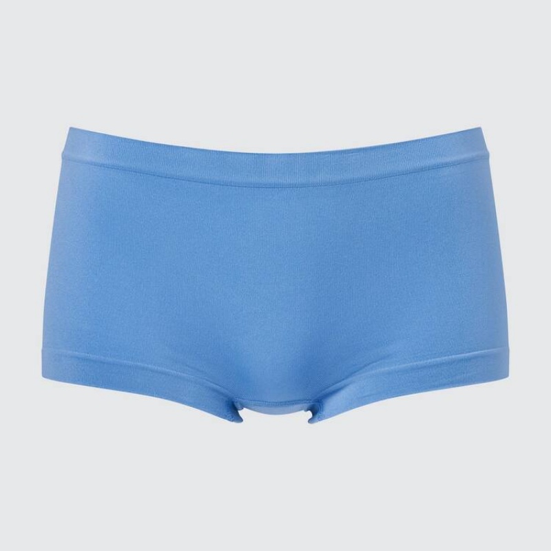 Uniqlo Seamless Boy Women\'s Underwear Blue | QAZMXF018