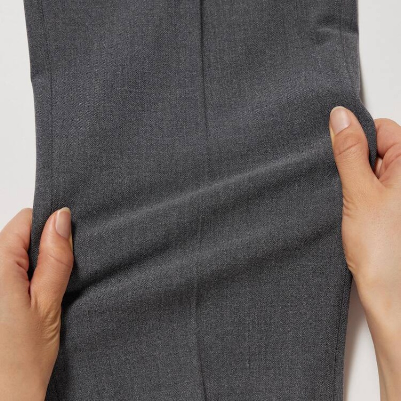 Uniqlo Smart Ankle Length (Long) Men's Trousers Grey | LJXTYR935