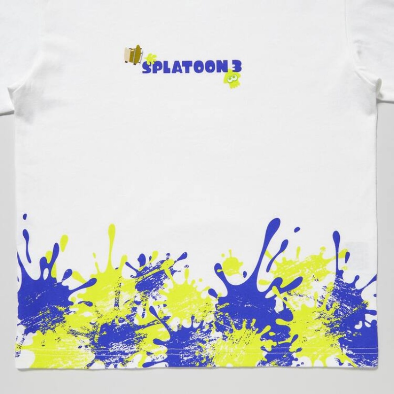 Uniqlo Splatoon 3 Ut Graphic Kids' T Shirts White | NWPRJC952