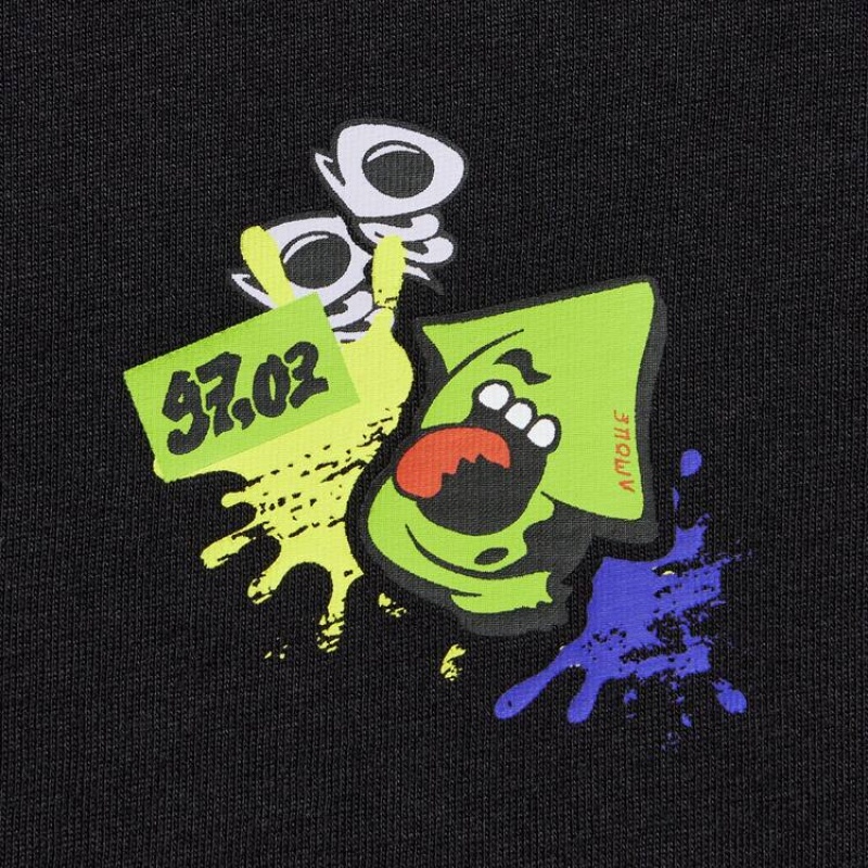 Uniqlo Splatoon 3 Ut Graphic Kids' T Shirts Black | SFERGZ031