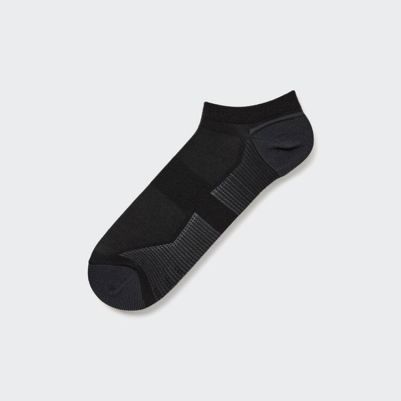 Uniqlo Sports Short Men\'s Socks Black | HXAJIL235