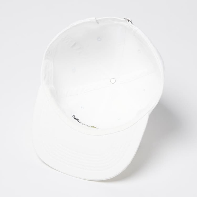 Uniqlo The Message Ut (Cali Dewitt) Men's Caps White | IEWOLF032