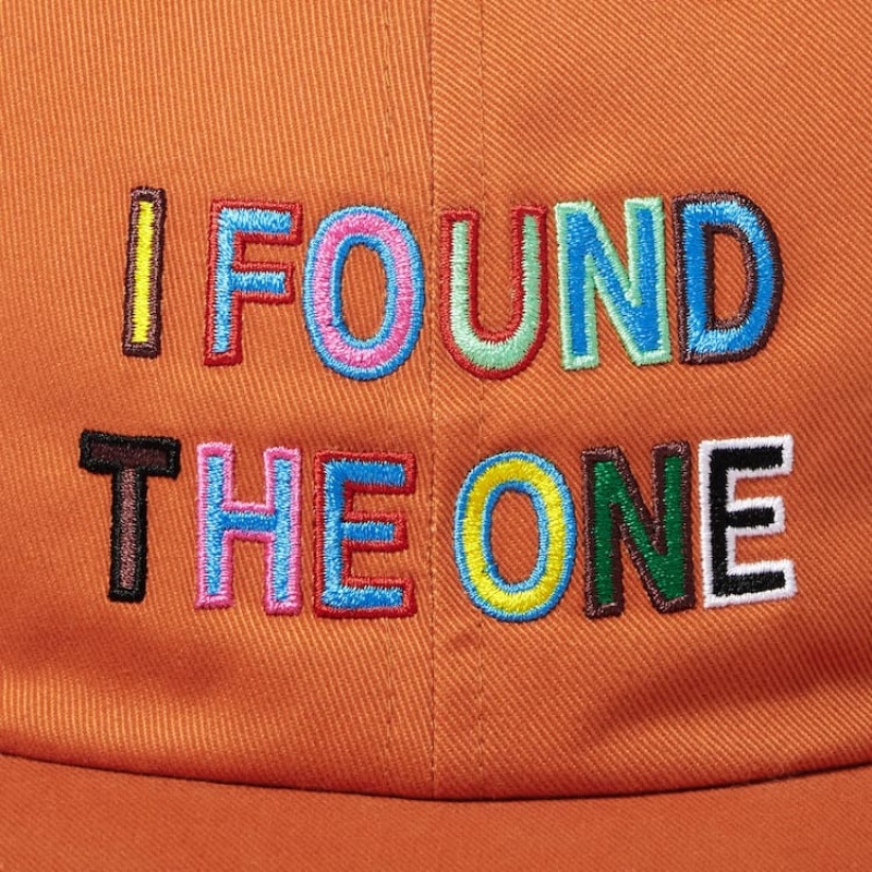 Uniqlo The Message Ut (Lakwena) Men's Caps Orange | SYPKQR962