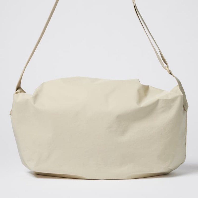 Uniqlo U Drawstring Shoulder Men's Bags Beige | YEQVIN914