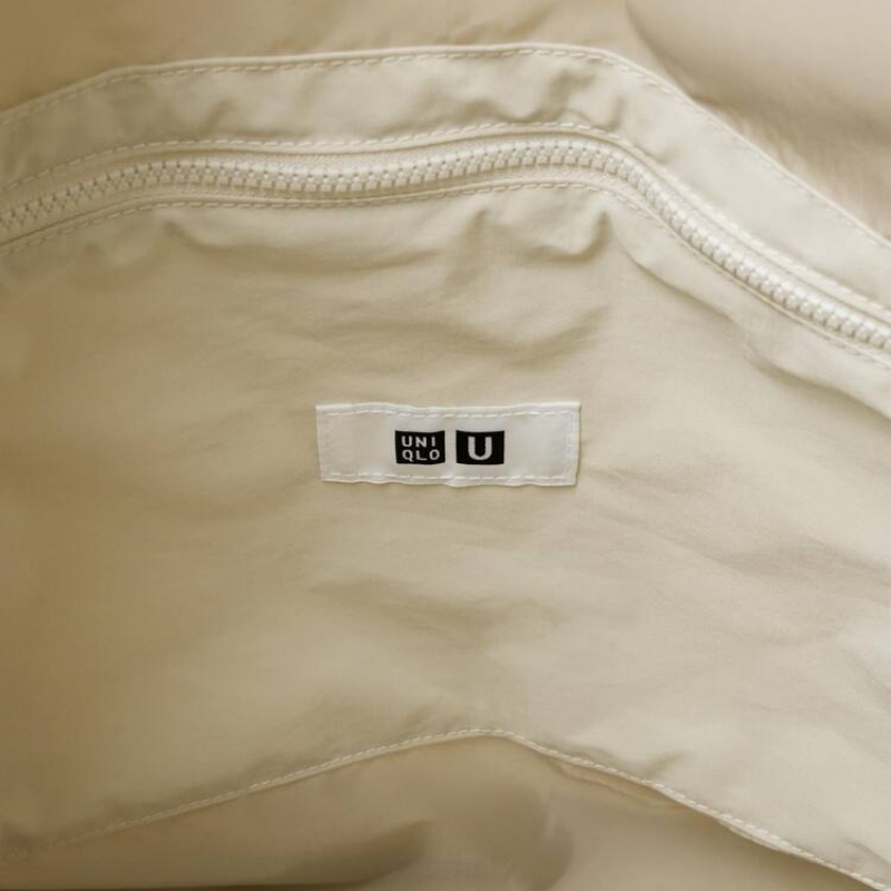 Uniqlo U Drawstring Shoulder Women's Bags Beige | QZHDJL563