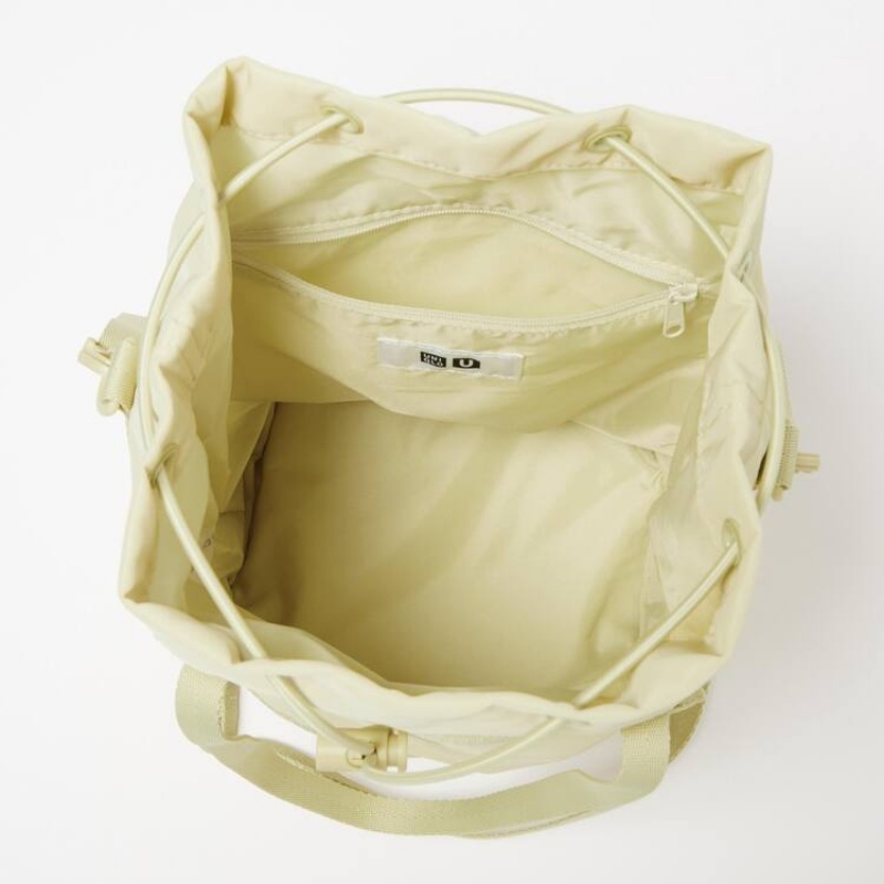 Uniqlo U Medium Bucket Women's Bags Beige | PGSTFH067