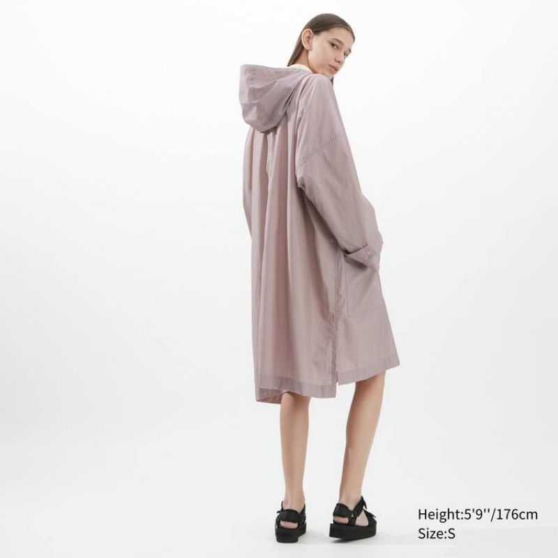 Uniqlo U Poncho Women's Jackets Pink | INPFGX810