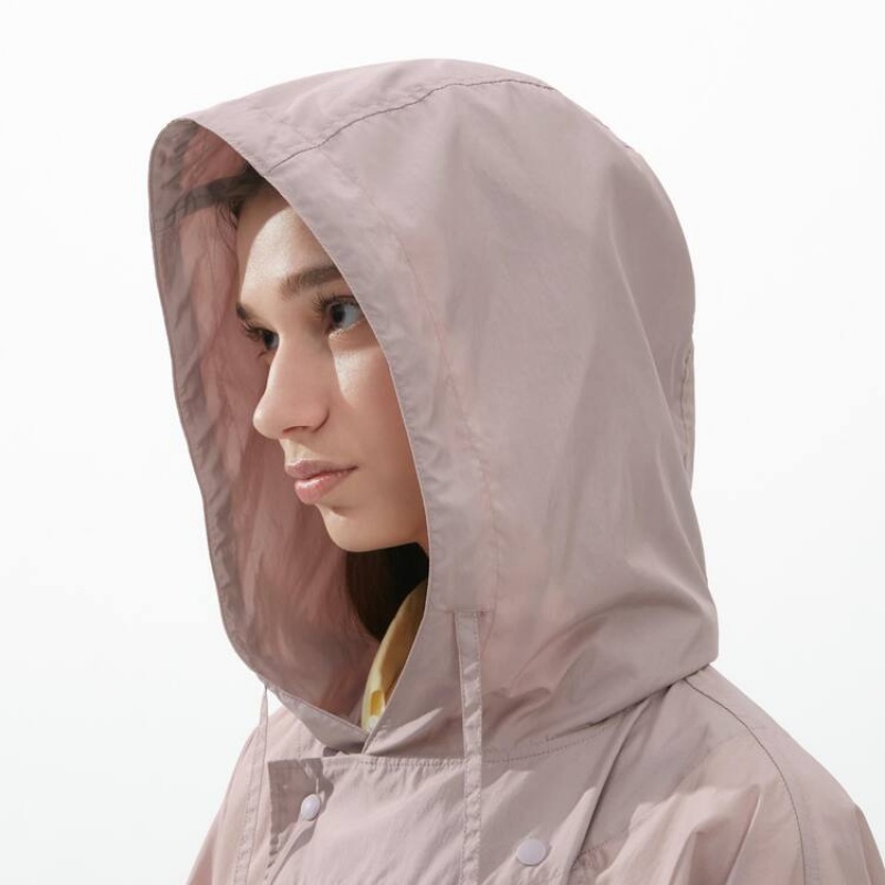 Uniqlo U Poncho Women's Jackets Pink | INPFGX810