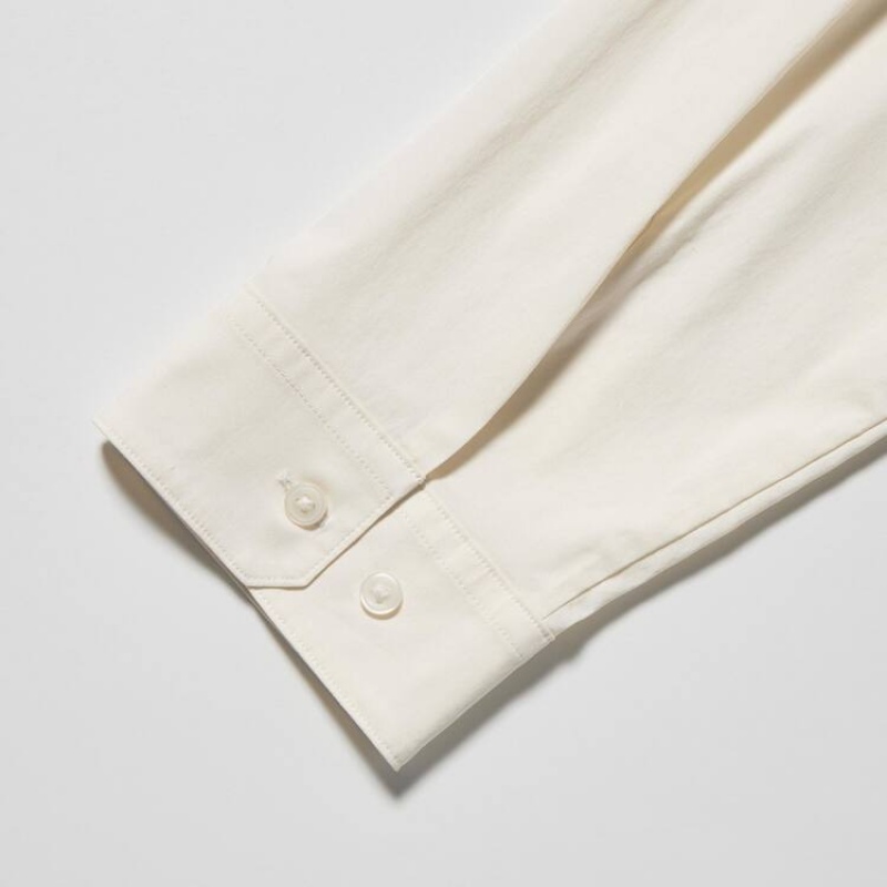 Uniqlo U Stretch Women's Shirts White | SCAWRJ601