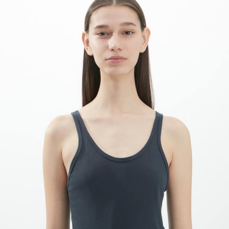 Uniqlo U Women's Vest Dark Grey | IENCGK094