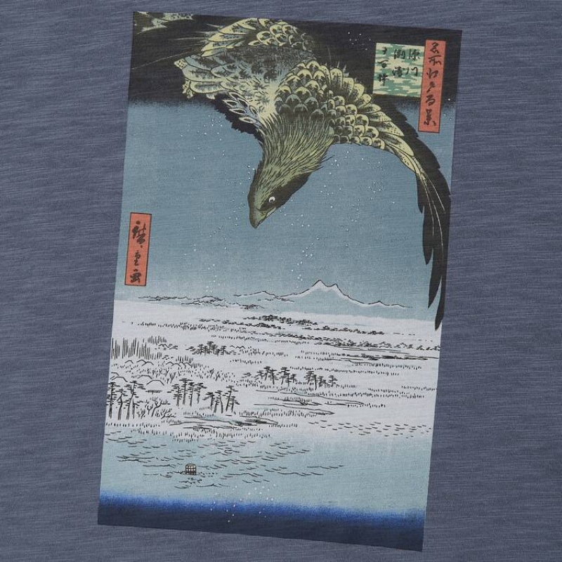 Uniqlo Ukiyo-e Masters Ut Graphic Men's T Shirts Grey | VLJYNR945