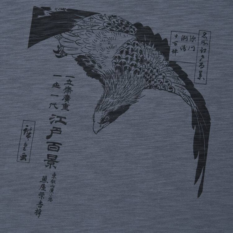 Uniqlo Ukiyo-e Masters Ut Graphic Men's T Shirts Grey | VLJYNR945