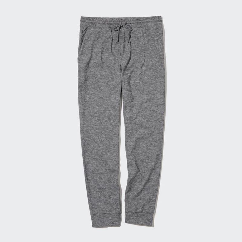 Uniqlo Ultra Stretch Active (Long) Men\'s Jogger Grey | COPWGA948