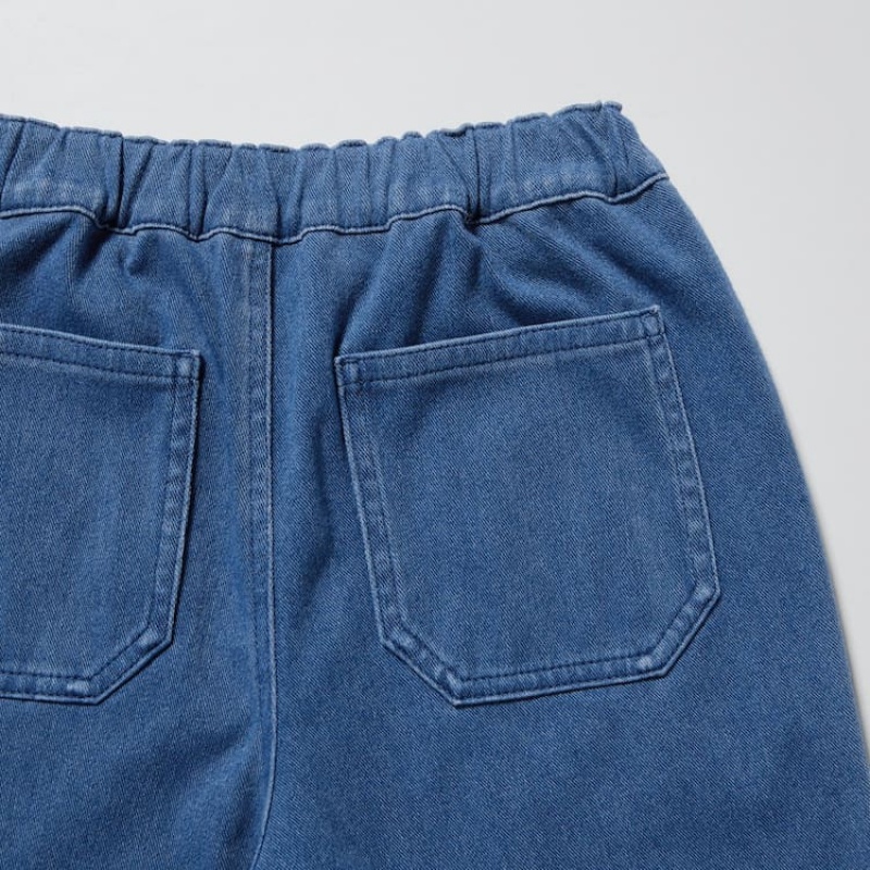 Uniqlo Ultra Stretch Denim Kids' Jogger Blue | MXRHEV725