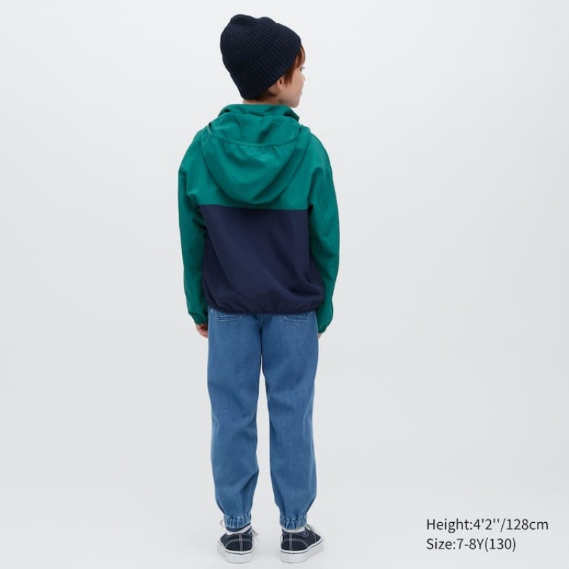 Uniqlo Ultra Stretch Denim Kids' Jogger Blue | MXRHEV725