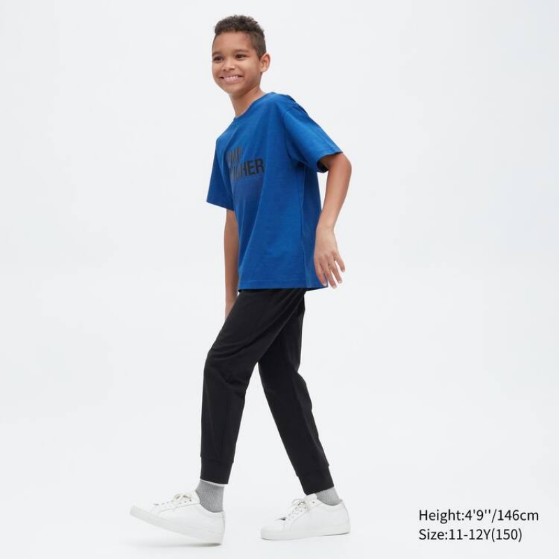 Uniqlo Ultra Stretch Dry-ex Active Kids' Jogger Black | RCFZOD372