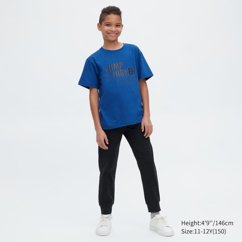 Uniqlo Ultra Stretch Dry-ex Active Kids' Jogger Black | YZTFJN301