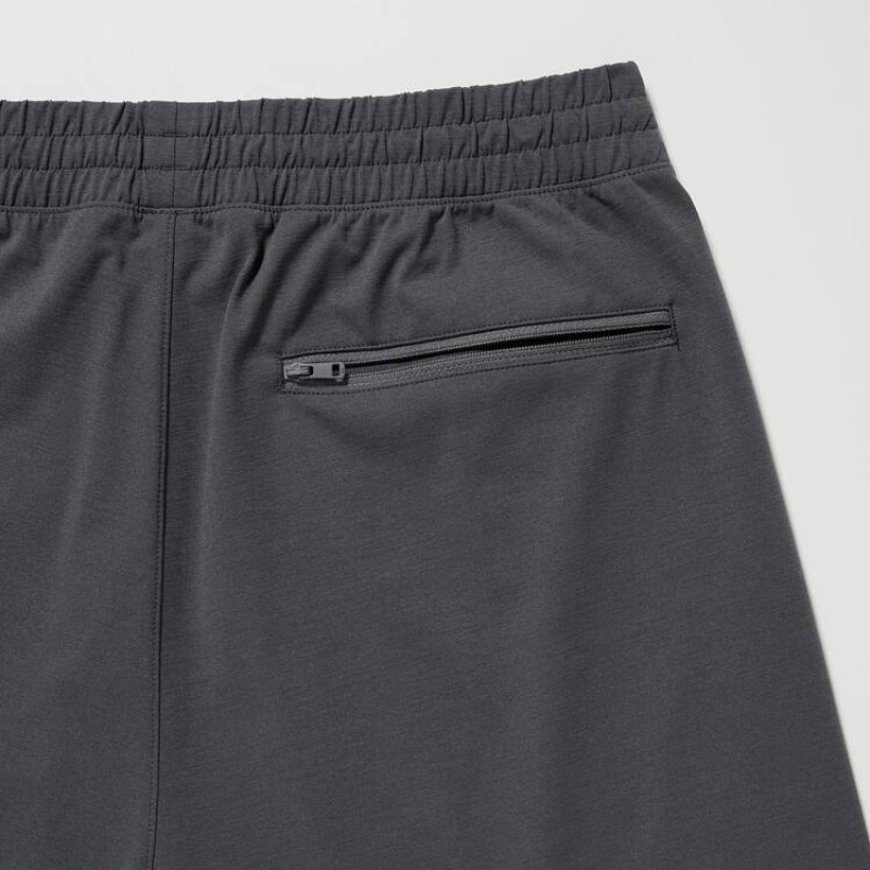 Uniqlo Ultra Stretch Dry-ex Men's Shorts Grey | OGVKJU358