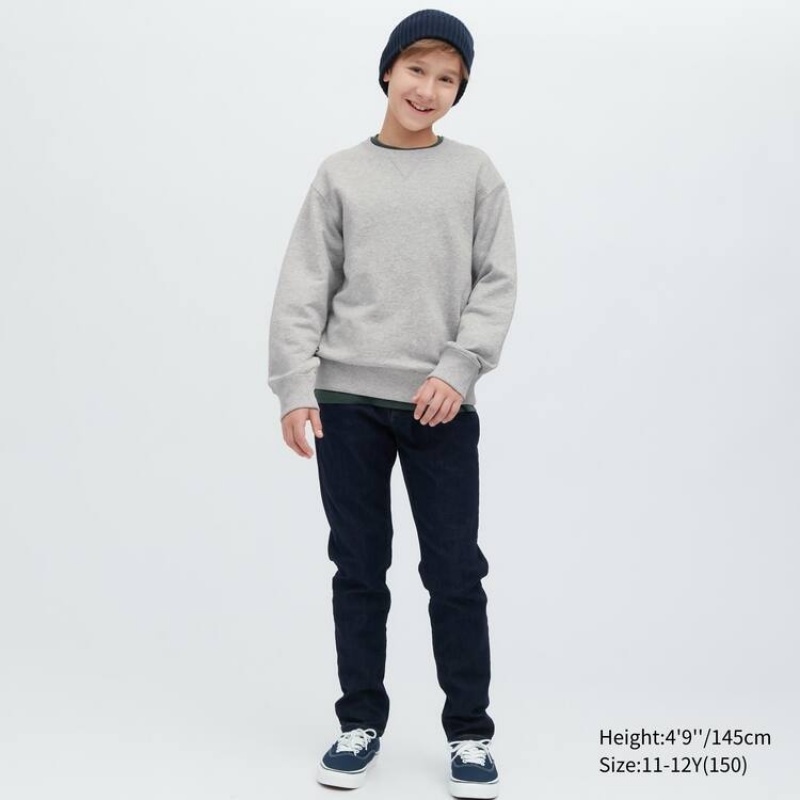 Uniqlo Ultra Stretch Kids' Sweatshirts Grey | VYSTGX420