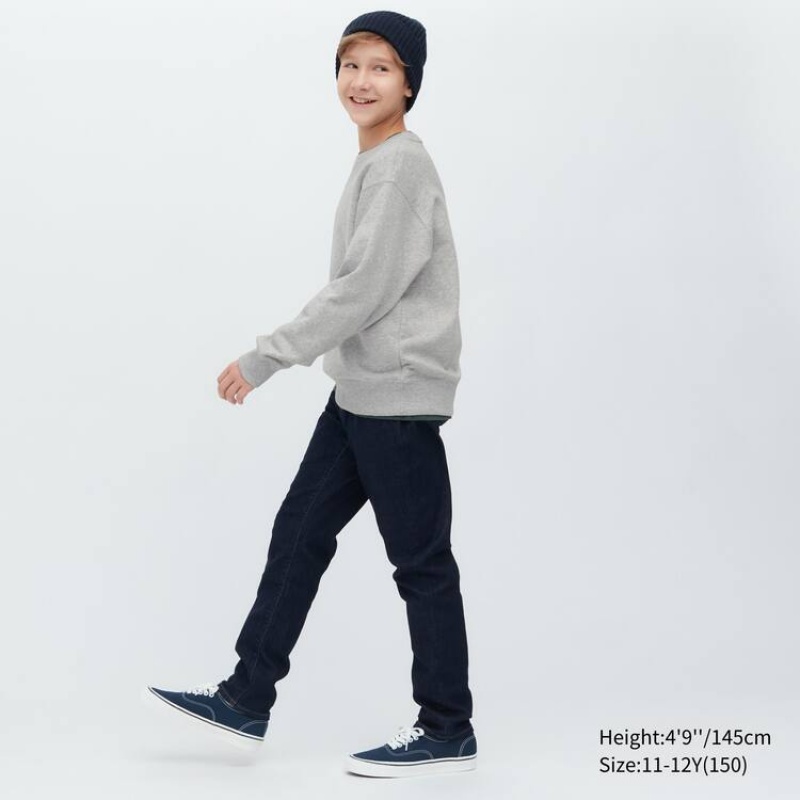 Uniqlo Ultra Stretch Kids' Sweatshirts Grey | VYSTGX420