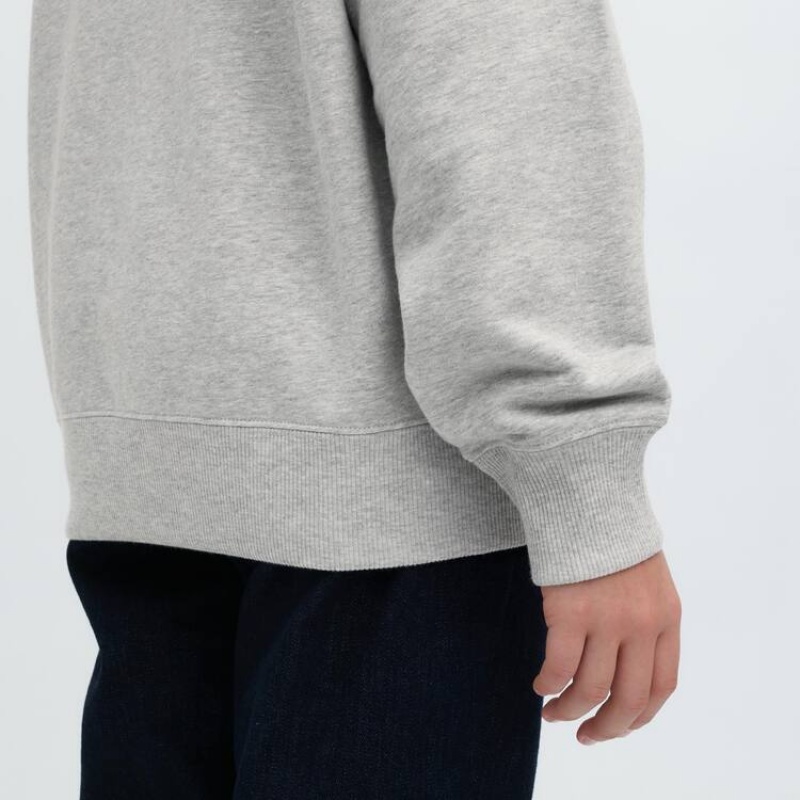 Uniqlo Ultra Stretch Kids' Sweatshirts Grey | VYSTGX420