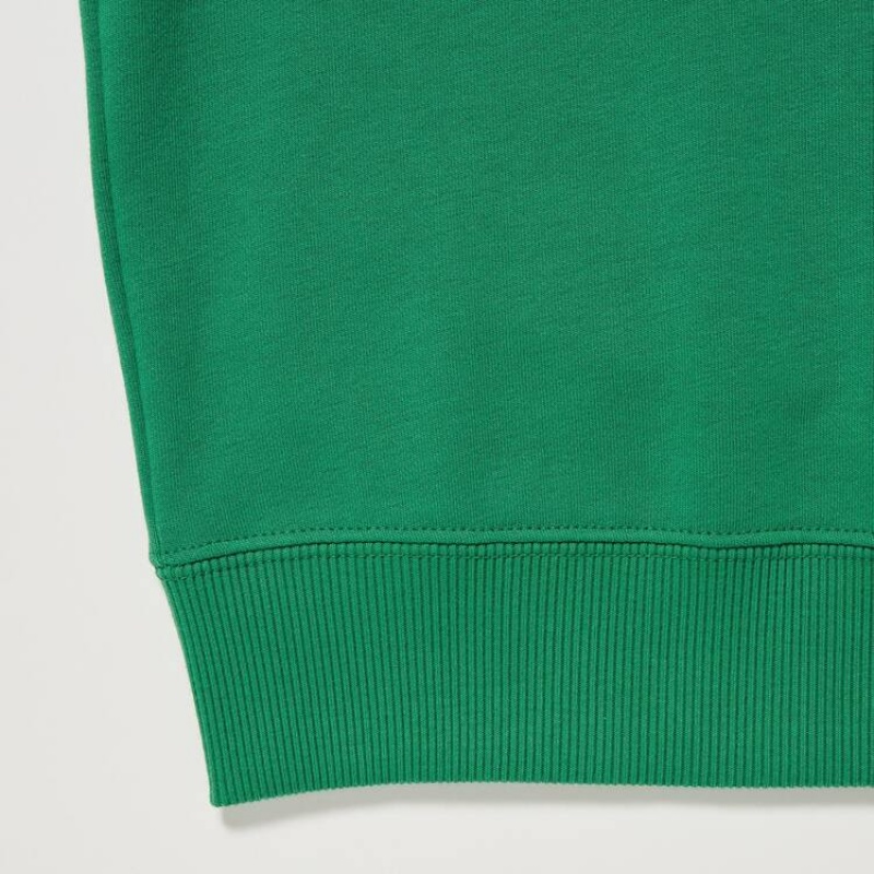 Uniqlo Ultra Stretch Kids' Sweatshirts Green | PVKYOT946