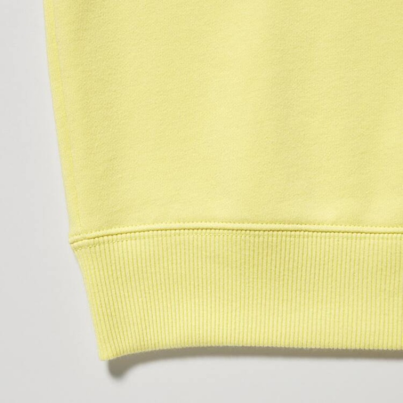 Uniqlo Ultra Stretch Kids' Sweatshirts Yellow | CWXASI154