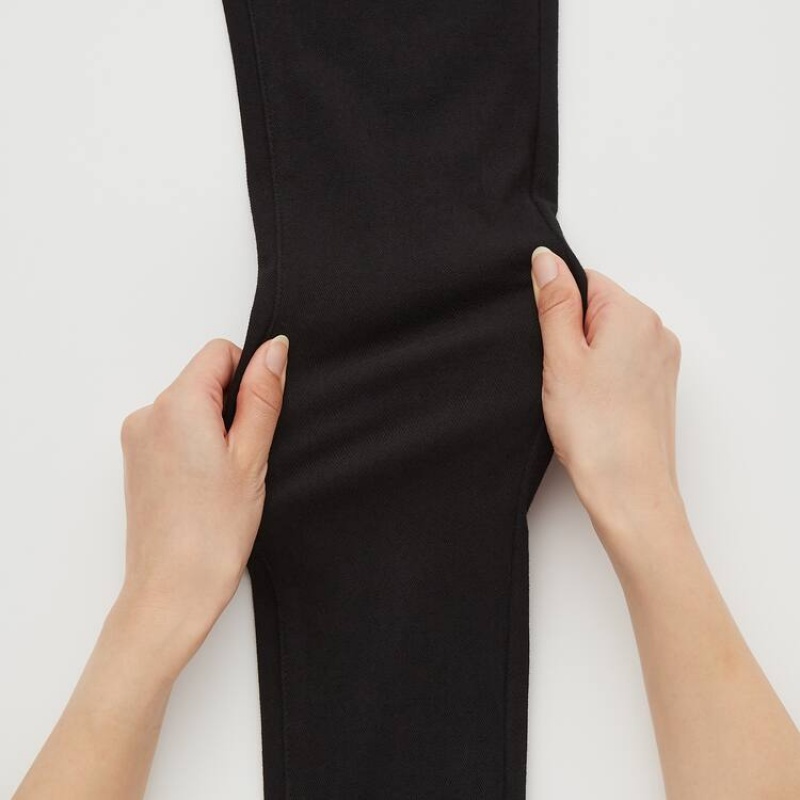 Uniqlo Ultra Stretch Maternity Women's Leggings Black | WJXGZA051