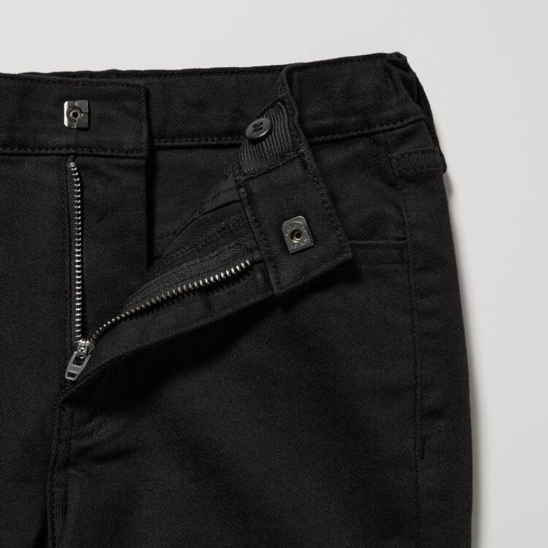 Uniqlo Ultra Stretch Soft Kids' Jeans Black | DPBEUT593