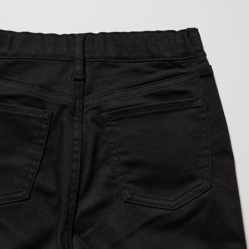 Uniqlo Ultra Stretch Soft Kids' Jeans Black | DPBEUT593