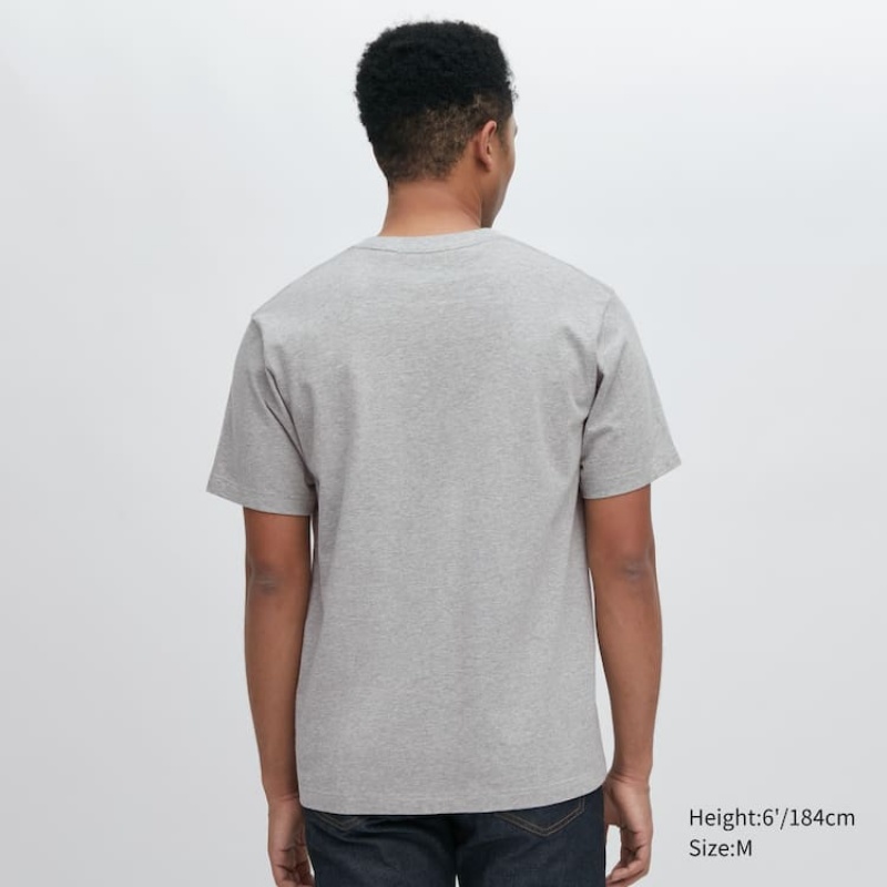 Uniqlo Ut Archive Naruto Graphic Men's T Shirts Grey | FWIOXU417