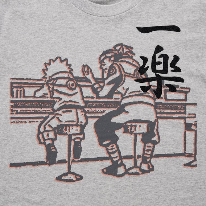 Uniqlo Ut Archive Naruto Graphic Men's T Shirts Grey | FWIOXU417