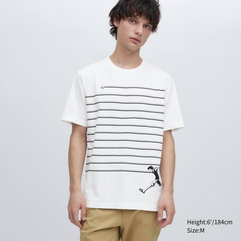 Uniqlo Ut Archive One Piece Graphic Men's T Shirts White | FGWUKD390