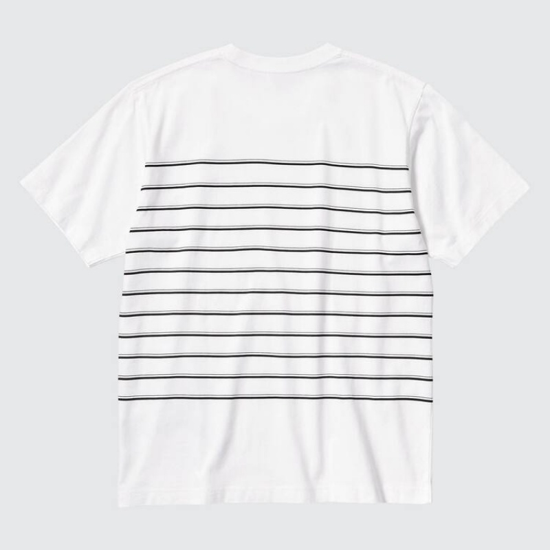 Uniqlo Ut Archive One Piece Graphic Men's T Shirts White | FGWUKD390