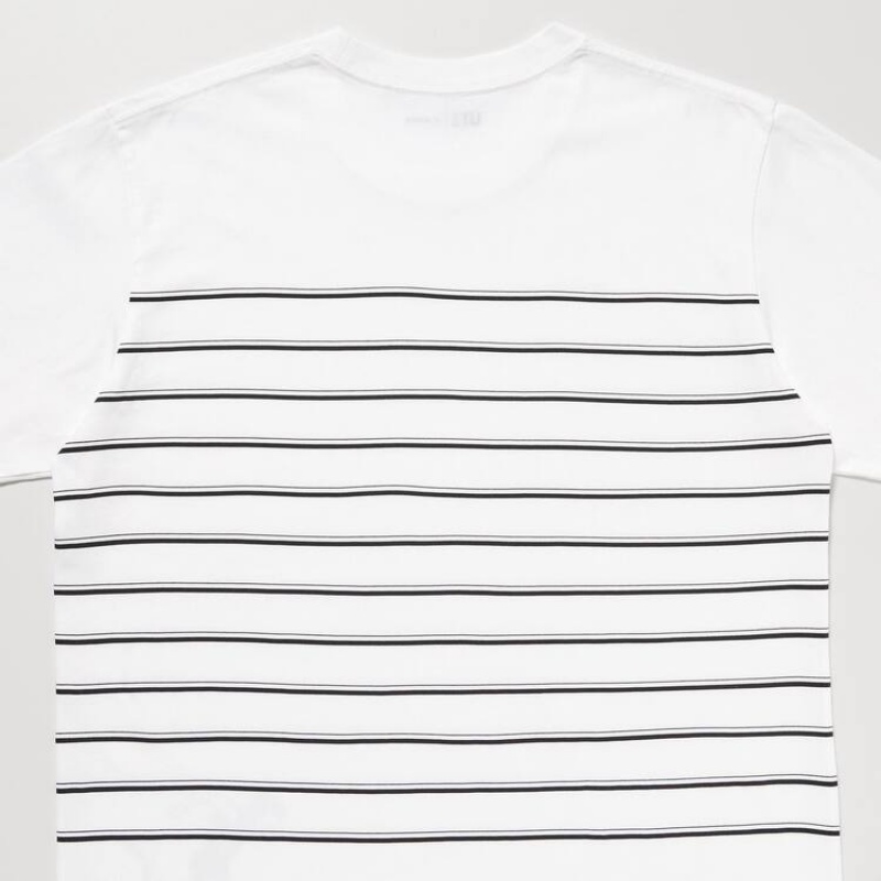 Uniqlo Ut Archive One Piece Graphic Men's T Shirts White | FGWUKD390