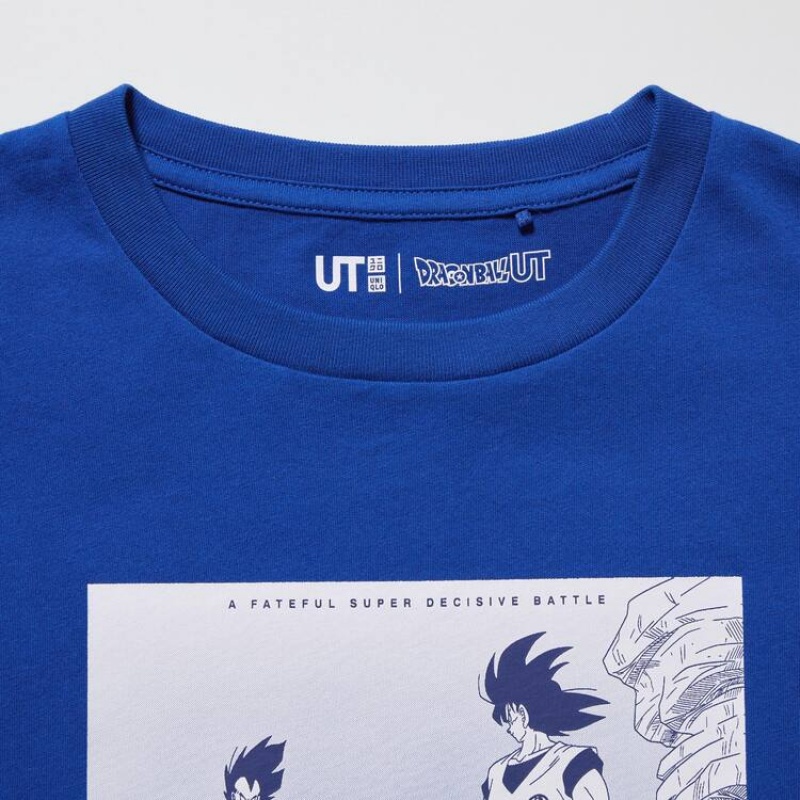 Uniqlo Ut Dragon Ball Kids' T Shirts Blue | FBHJNC061