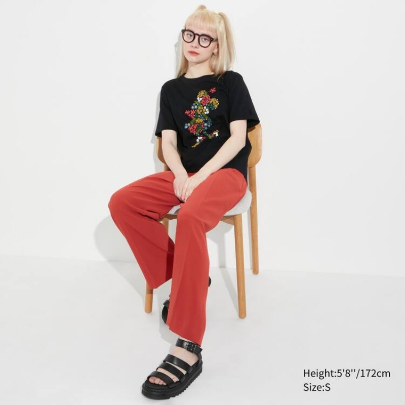 Uniqlo Utgp2023 Mfa Graphic Women's T Shirts Black | KPZHLD795